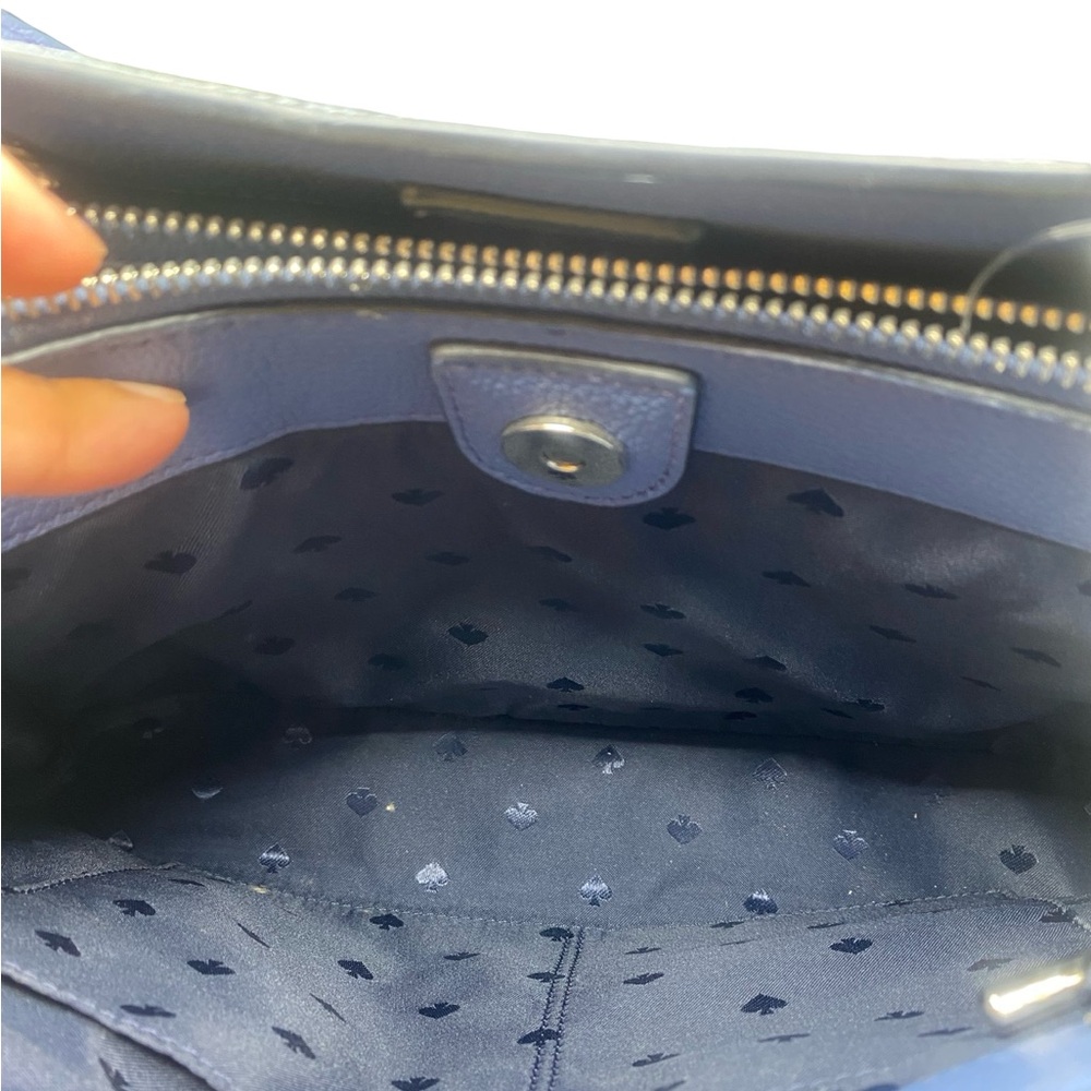 Kate Spade Jordyn Medium Blue Chain Strap Shoulder Bag - Picture 8 of 10